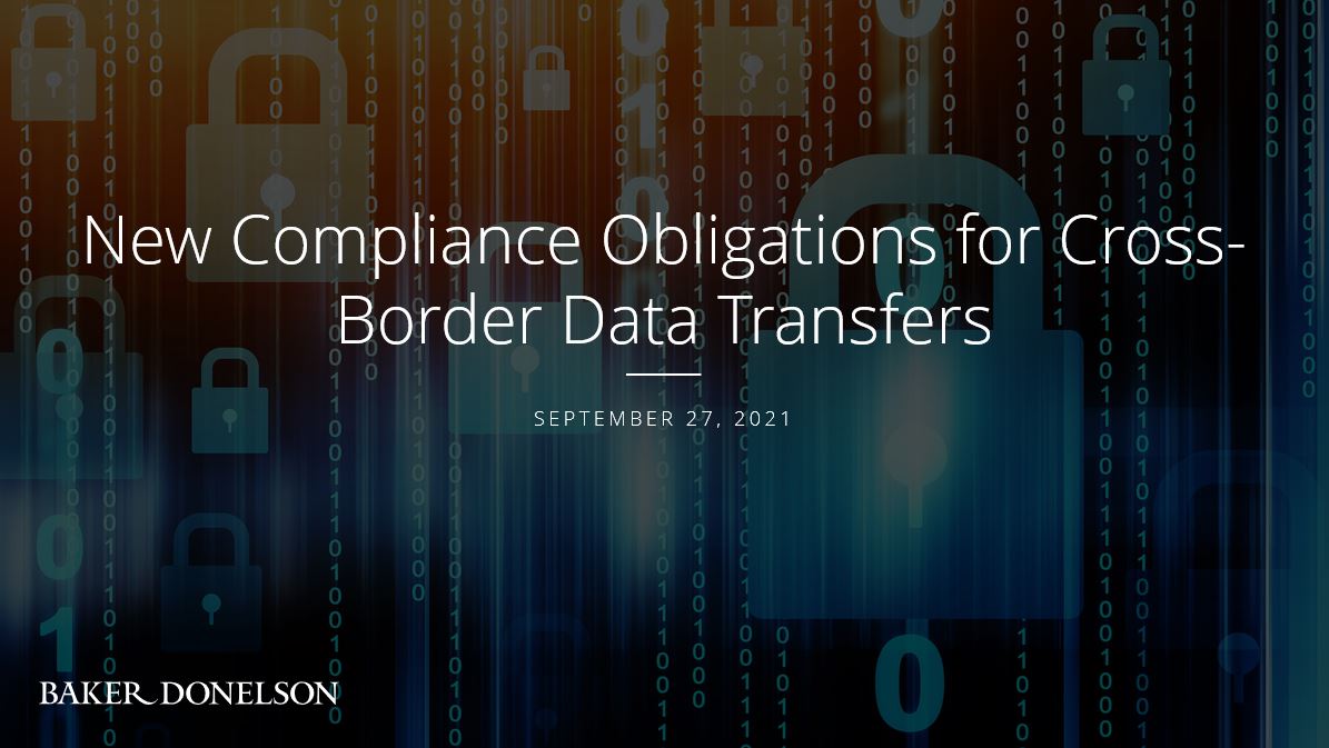 Cross-border data transfers: what's the state of play? - Osborne