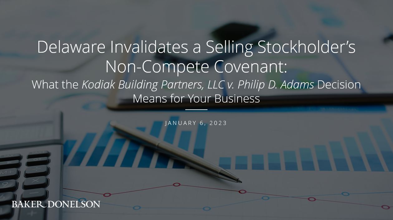 Delaware Invalidates a Selling Stockholder's Non-Compete Covenant - Vimarsana News