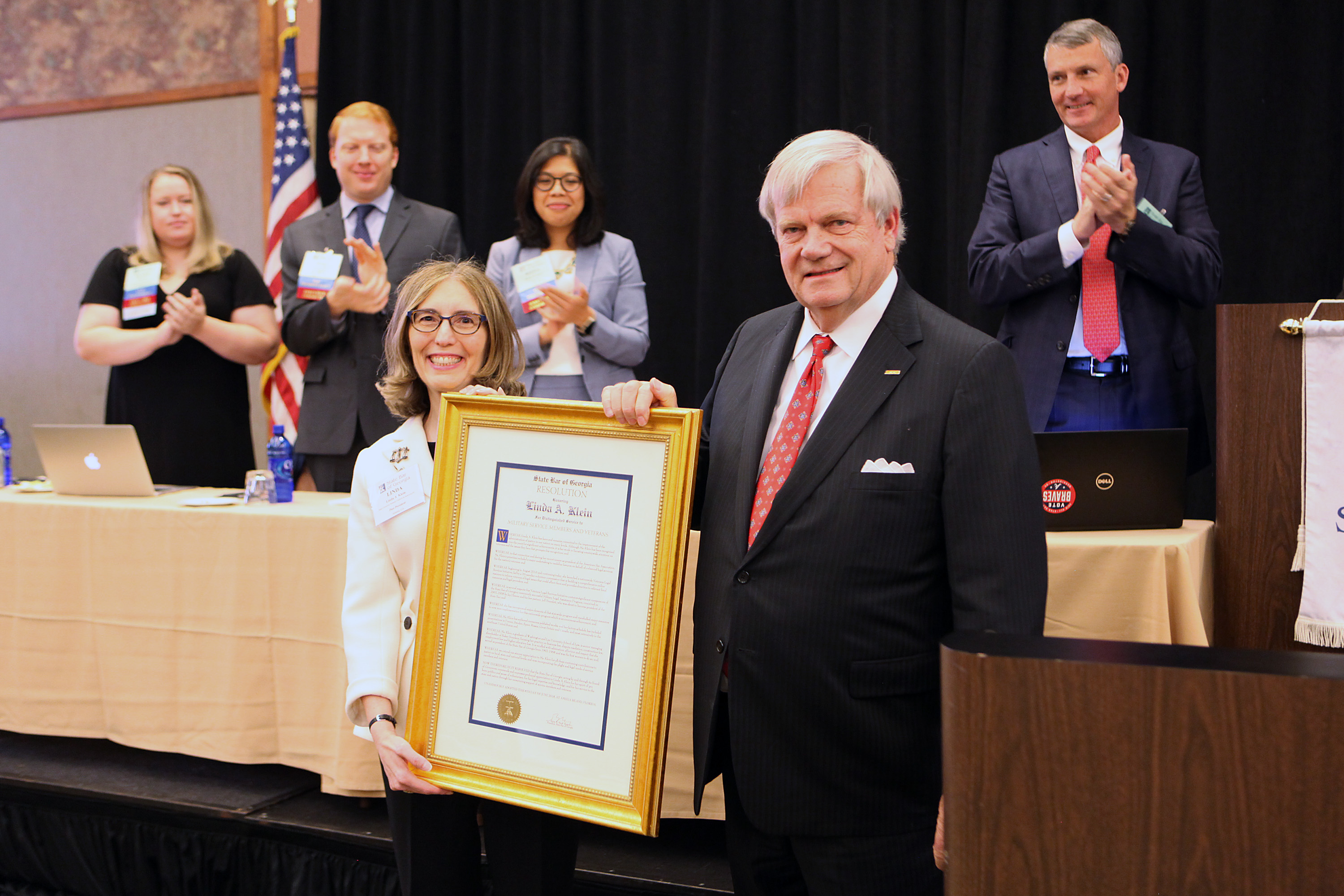 State Bar of Military Legal Assistance Program Honors Linda