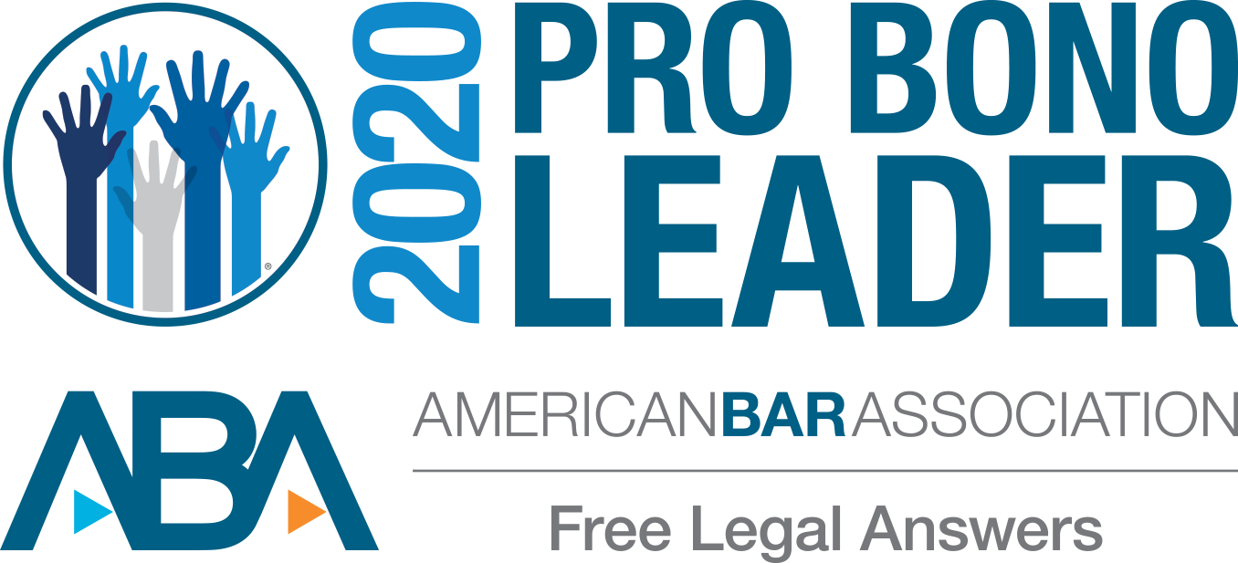 2020 American Bar Association Free Legal Answers Pro Bono Leader