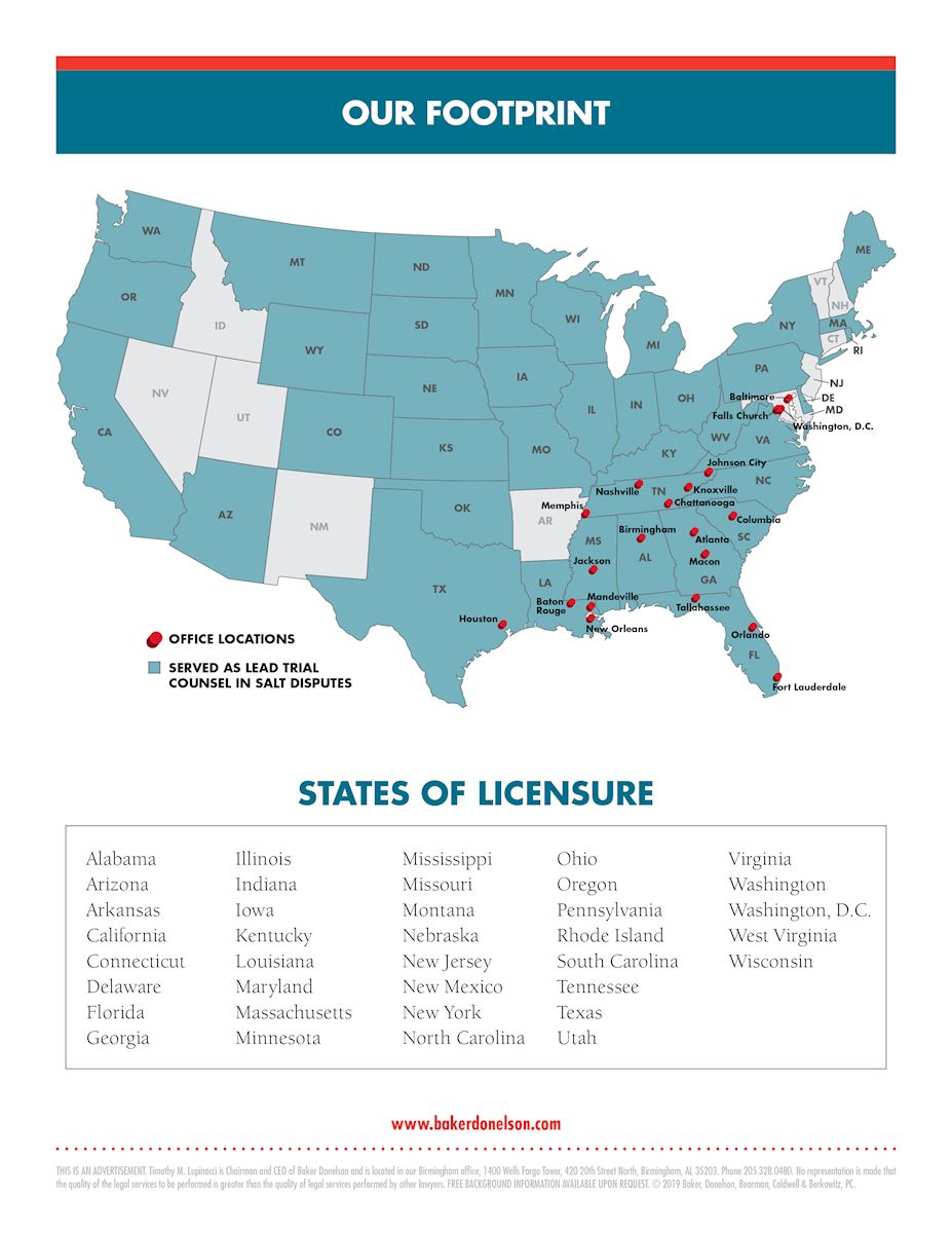 State and Local Tax | Baker Donelson